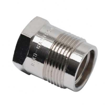 Sanivesk Gas Draad Recht Overgang 3/8FxM24 Chroom