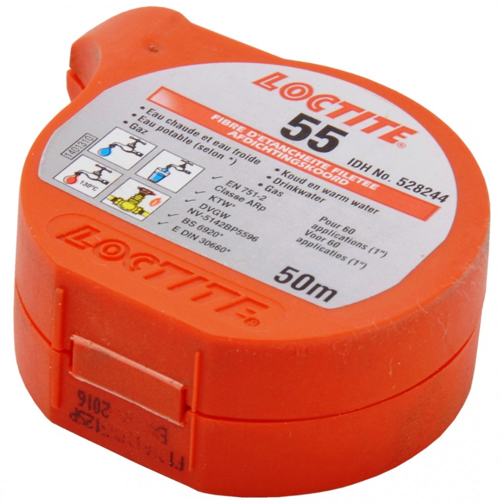 Sanivesk afdichtingsdraad 50 meter LOCTITE 55