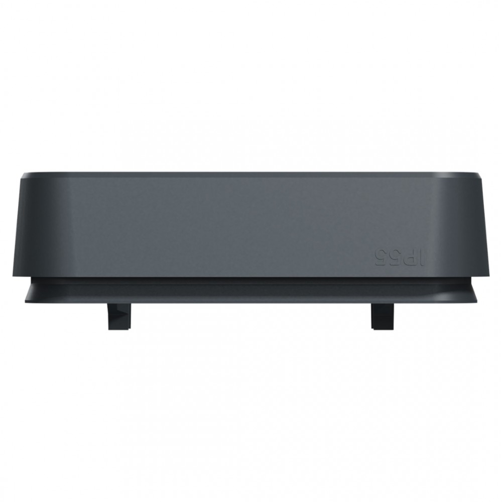 Schneider Mureva Styl afdekraam inbouw - spatwaterdicht - 1-voudig - 84 x 84 x 28 mm - antraciet