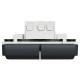 Schneider Mureva Styl schakelaar spatwaterdicht - wissel/wissel - IP55 - 71 x 71 x 40 mm - antraciet