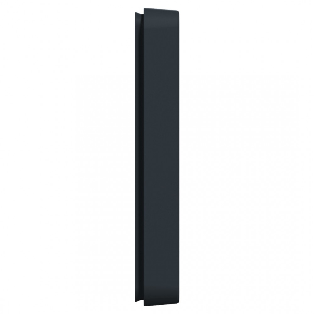 Schneider Mureva Styl afdekraam inbouw - spatwaterdicht - 2-voudig - verticaal - 155 x 84 x 23 mm - antraciet