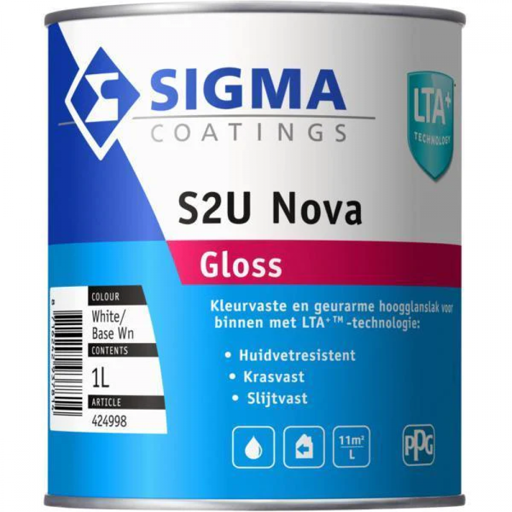 Sigma S2U nova gloss RAL Kleur 1000ml