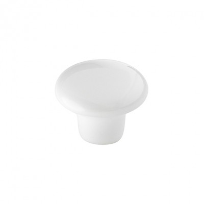 MEUBELKNOP ROND 30MM WIT