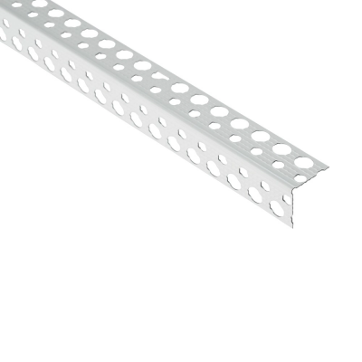 Slimgrip Hoekprofiel Dunpleister SG1029 verz staal wit dikte 1-3 mm 270 cm