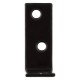 Starx stoelhoek met verzonken schroefgaten - verzinkt - 40 mm - zwart 4 stuks