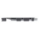 Starx valgrendel met ronde schoot - verzinkt - 200 mm