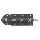 Starx valgrendel met ronde schoot - verzinkt - 200 mm