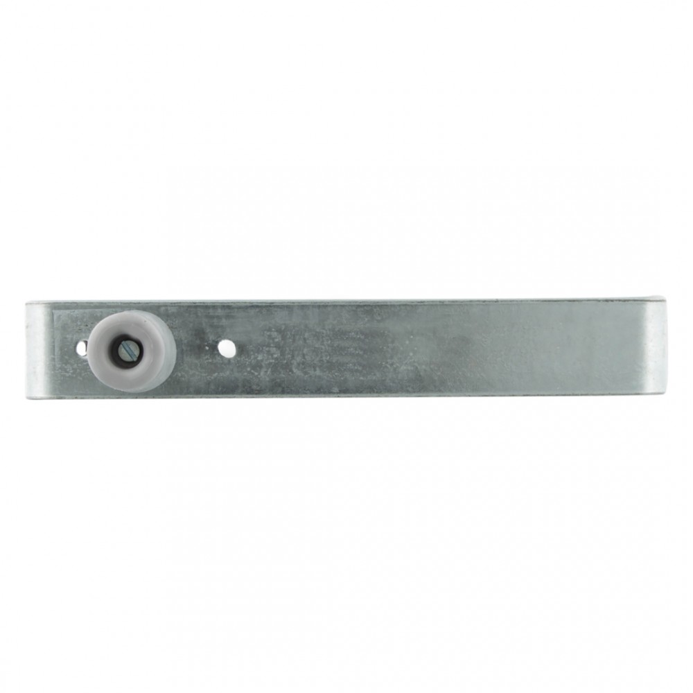Starx deuropvangbeugel haaks recht - met windhaak en stootdop - verzinkt - 40 x 4 mm