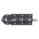 Starx valgrendel met ronde schoot - verzinkt - 200 mm