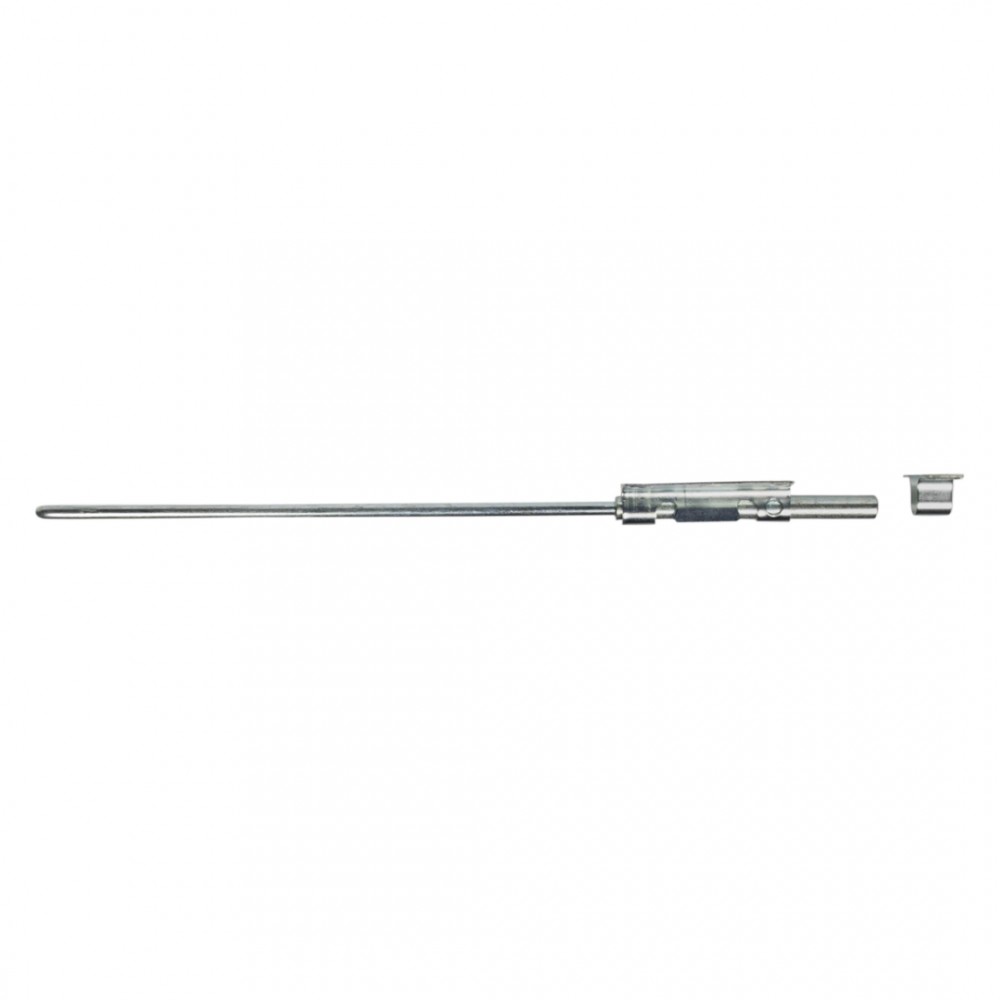 Starx staartgrendel met handgreep en sluitplaat - zwaar - verzinkt - 500 mm