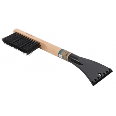 IJskrabber - Met borstel - Gerecycled kunststof - Beukenhouten handvat - ECO Friendly