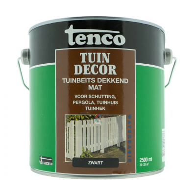 Tenco Tuindecor Zwart Mat 2,5 liter