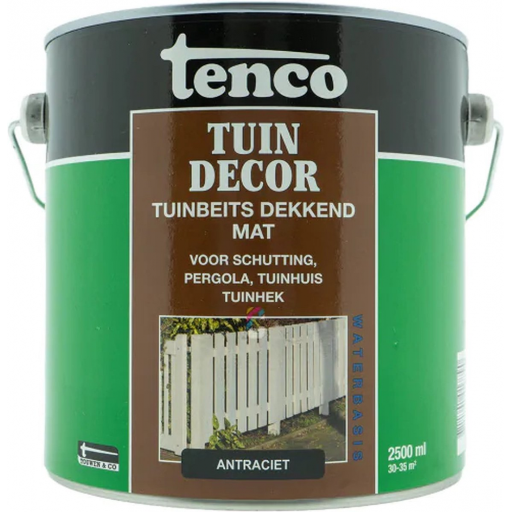 Tenco Tuindecor Antraciet Mat 2,5 liter