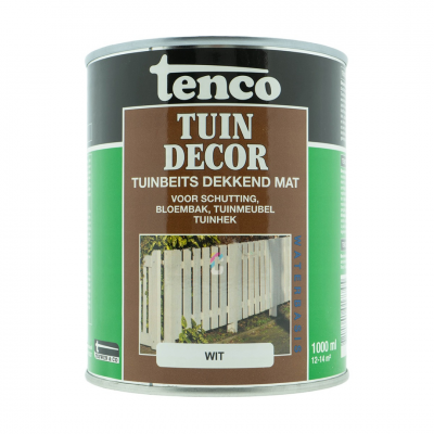 Tenco Tuindecor Wit Mat 1 liter