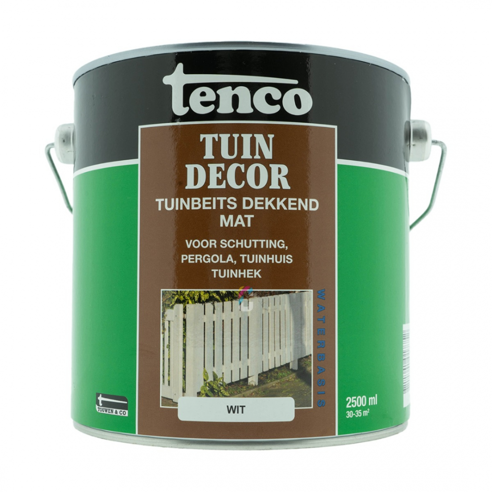 Tenco Tuindecor Wit Mat 2,5 liter