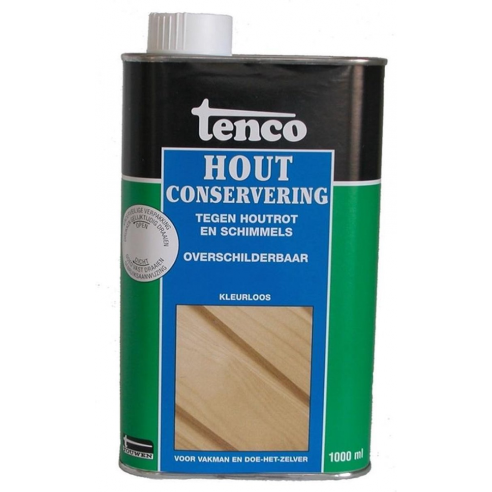 Tenco houtconservering tegen houtrot en schimmels 1 liter