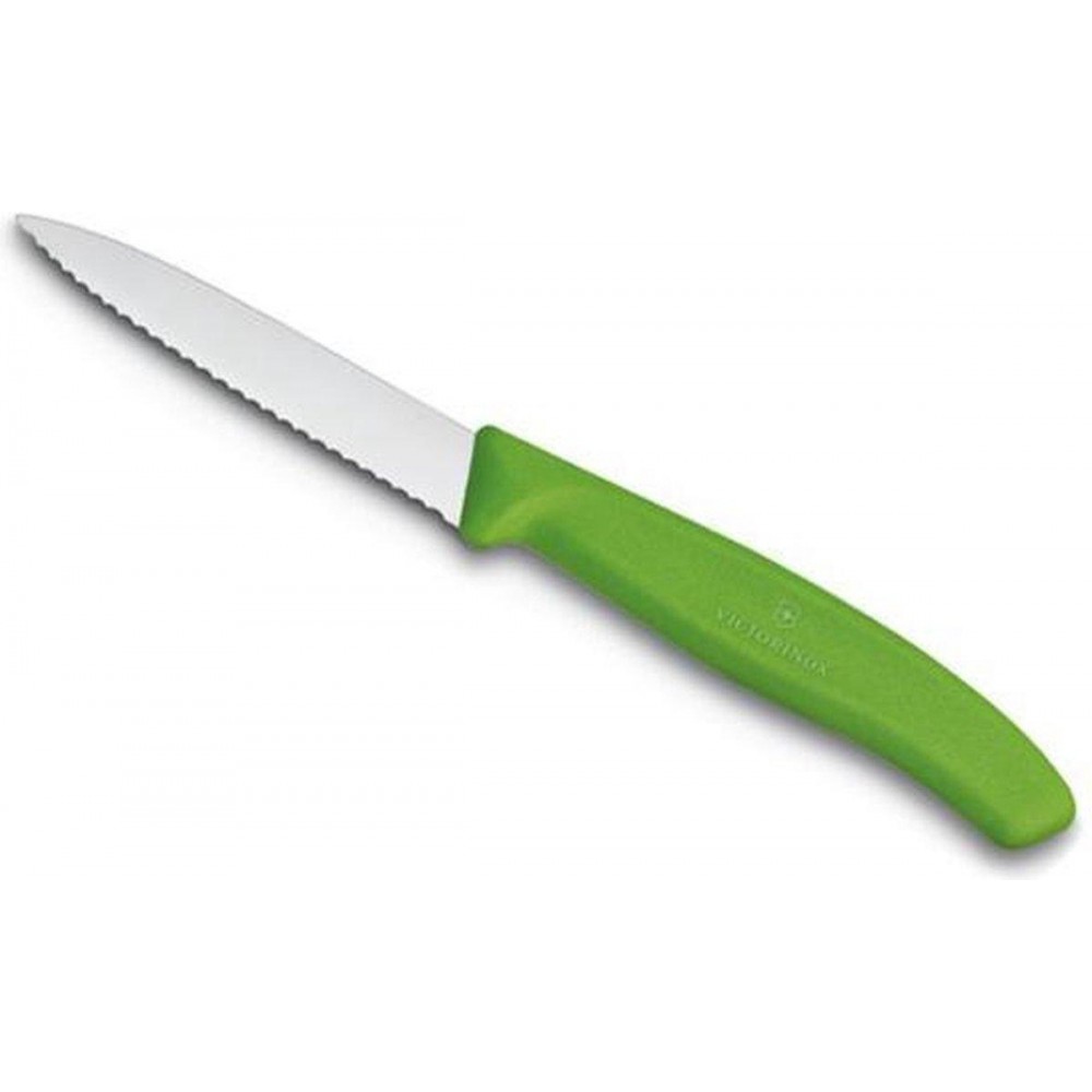 Victorinox Groente-/schilmesje ultra-scherp Swiss Classic Lichtgroen lemmet 8 cm