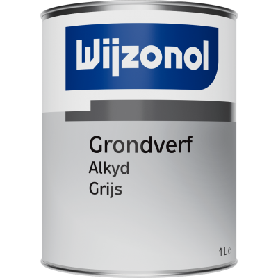 Wijzonol grondverf Alkyd Grijs 1 liter 