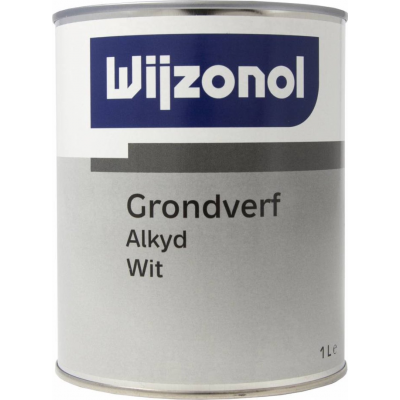 Wijzonol grondverf Alkyd wit 1 liter