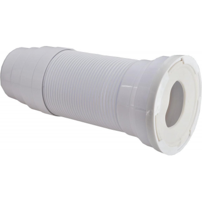 Wisa Flexifon Flexibele Uittrekbare Closetaansluitstuk 110x400 Wit