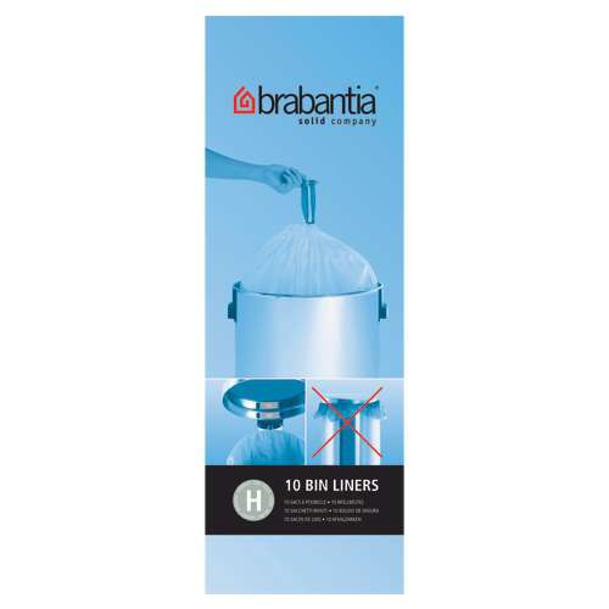 Brabantia afvalzak 50 liter smart fix Bouwkern H