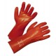 handschoenen pvc rood 27cm 