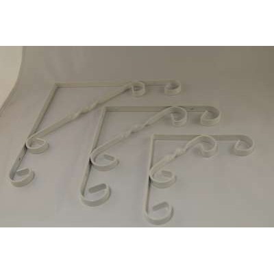 Plankdrager ornament wit 250x250mm