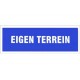 pickup pictogram eigen terrein