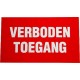 pickup pictogram verboden toegang