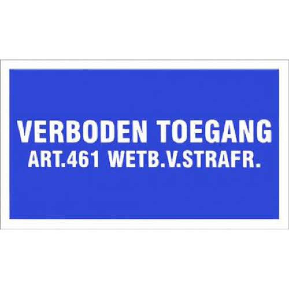 pickup pictogram verboden toegang