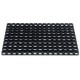 rubberringmat zwart 80x50cm