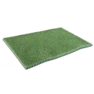 grasmat polyester groen 60x40cm