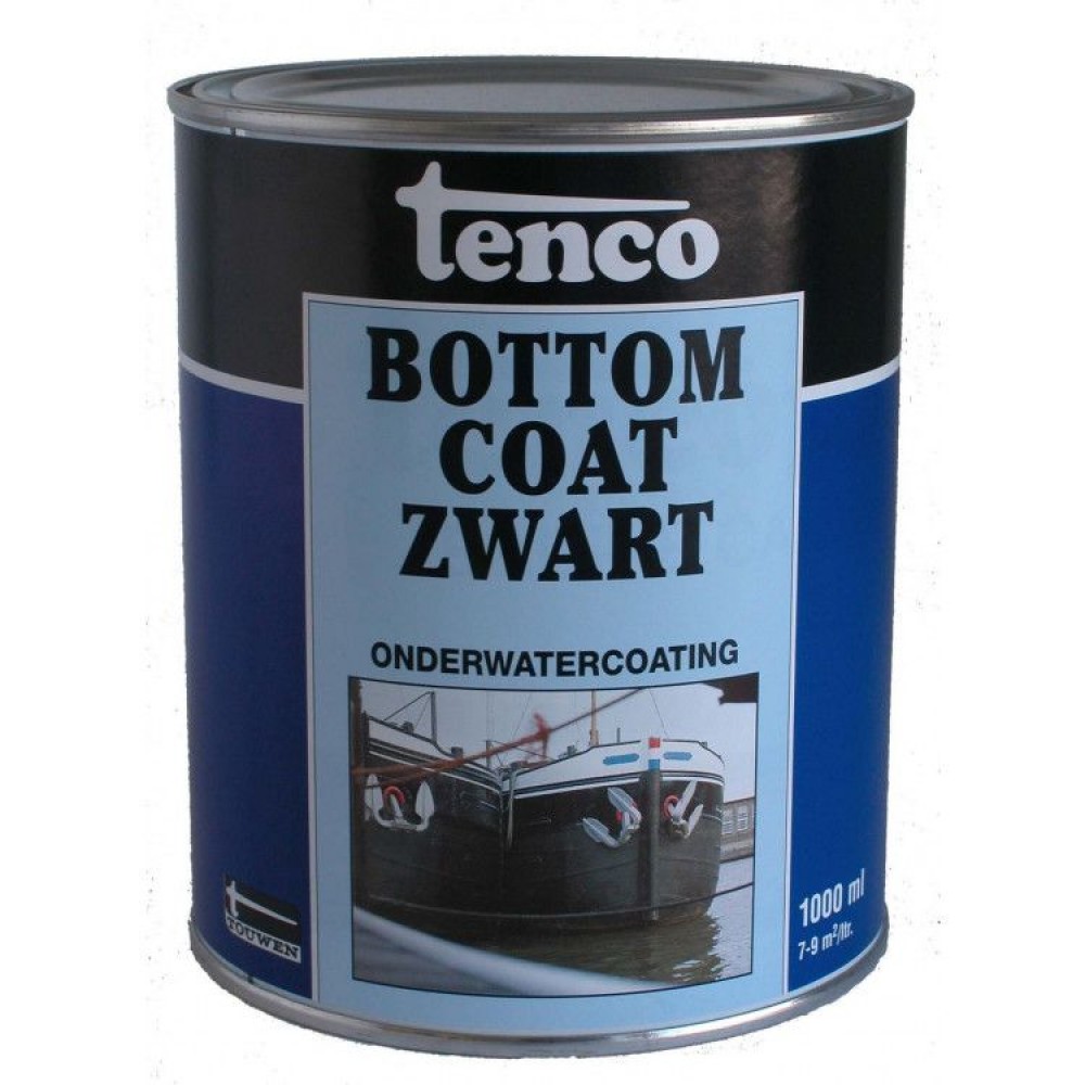 Touwen Tenco Bottomcoat onderwatercoating zwart 750ml