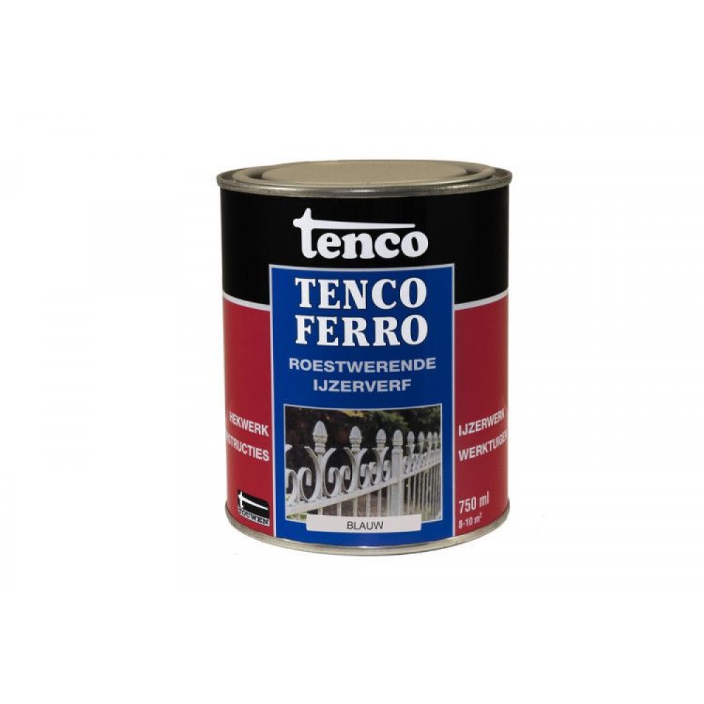 Tenco Tencoferro ijzerverf blauw 401 750ml