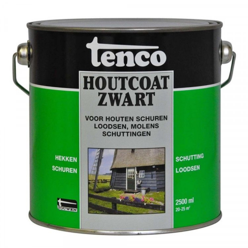 Touwen tenco houtcoat zwart 2500ml