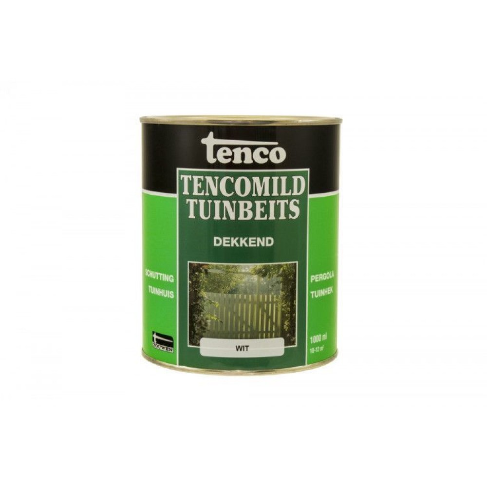 Tenco Tencomild tuinbeits dekkend wit 1 liter