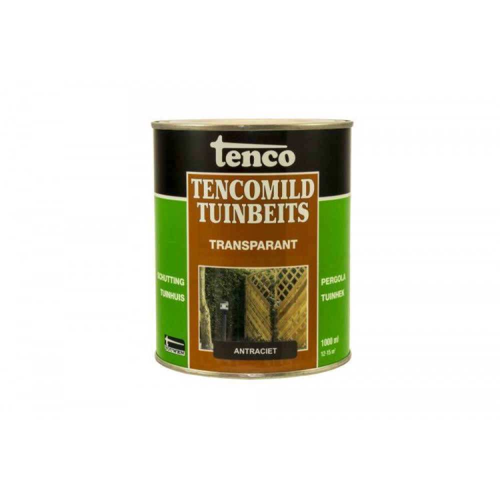 Tenco Tencomild beits natuur antraciet transparant 1 liter