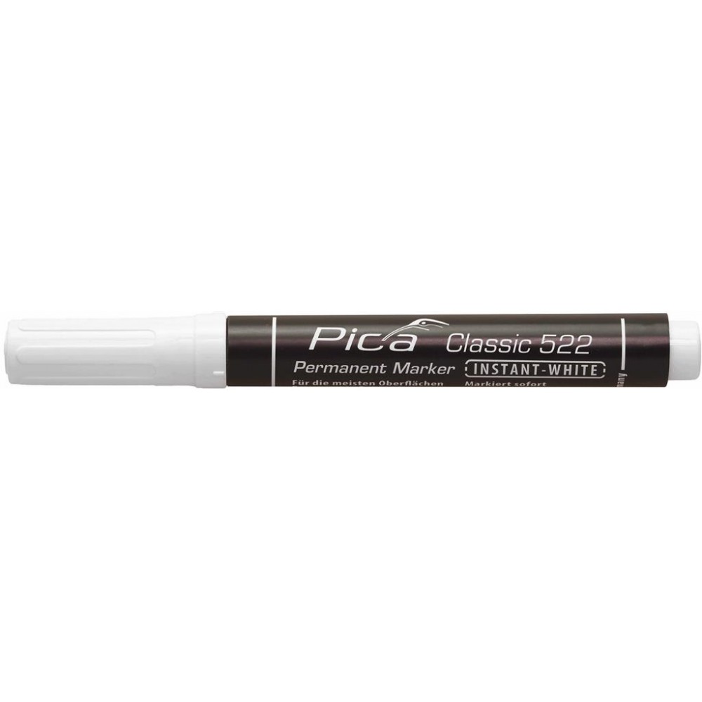 PICA 522/52 PERM. MARKER 1-4MM RONDE PUNT WIT