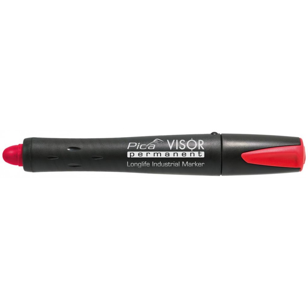 PICA 990/40 VISOR PERMANENT MARKER ROOD