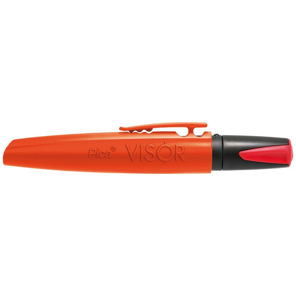 PICA 990/40 VISOR PERMANENT MARKER ROOD