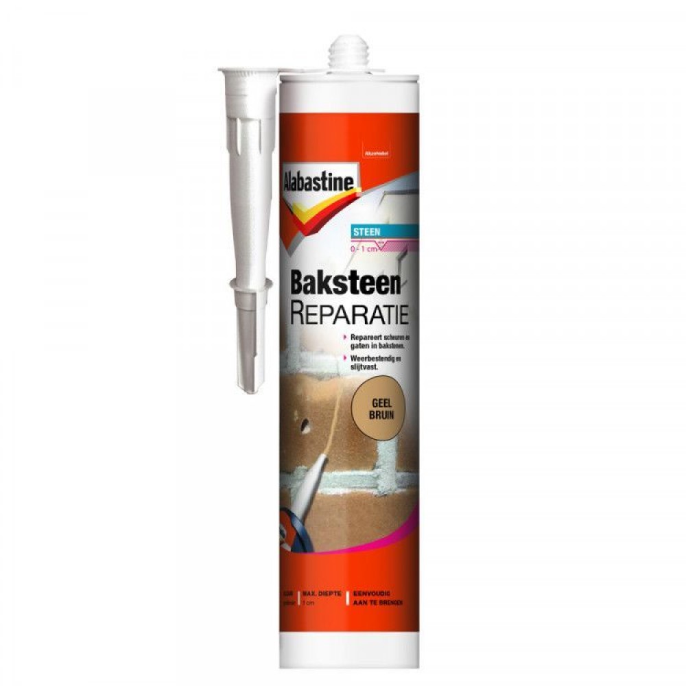 Alabastine baksteenreparatie geelbruin 310 ml