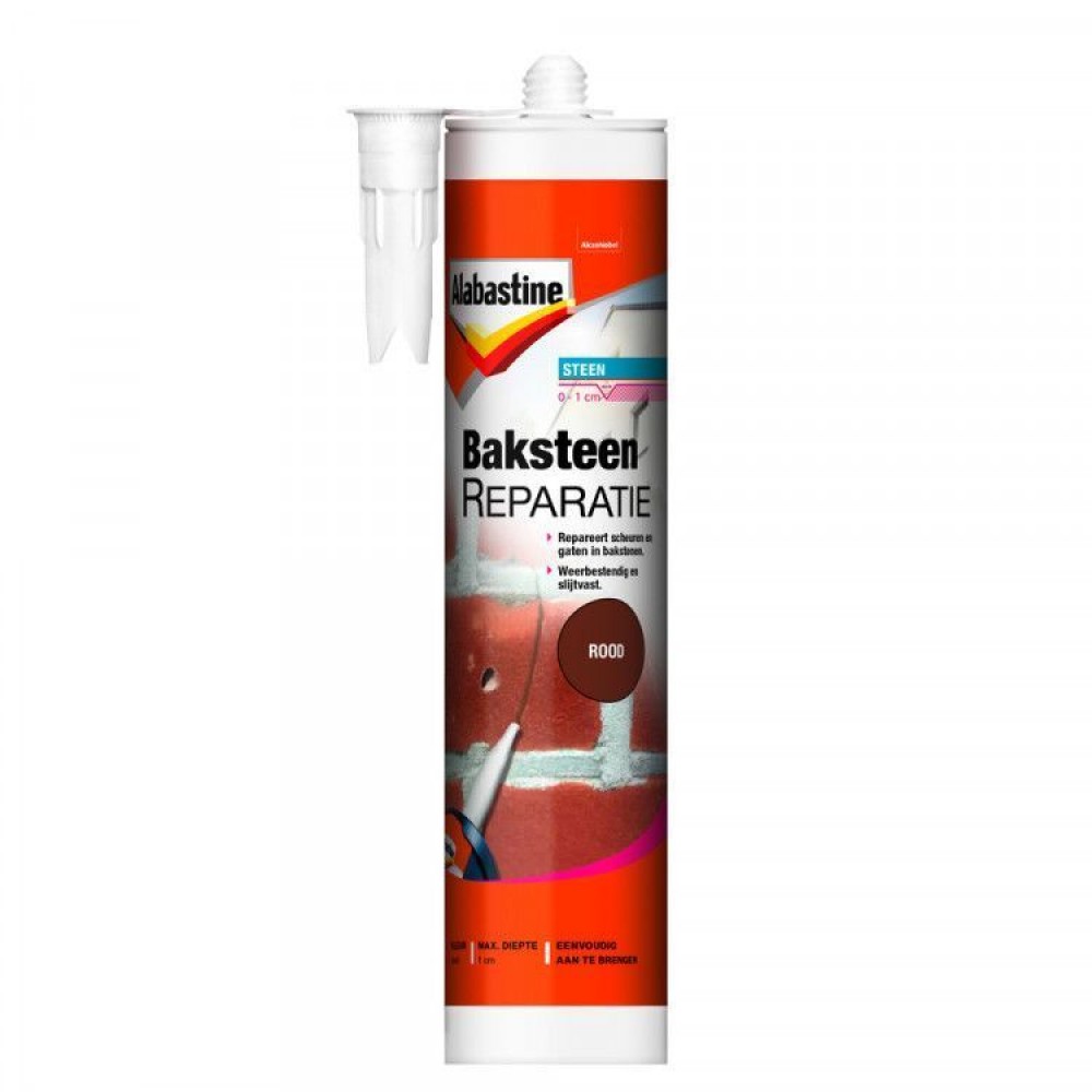 Alabastine baksteenreparatie rood 310 ml