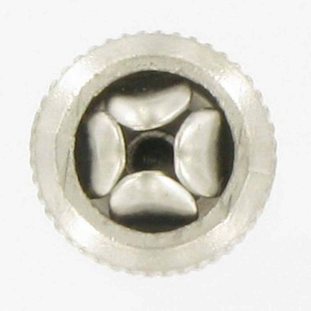 Kopp coaxstekker recht female 6.5 mm metaal