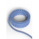 Calex textiel omwikkelde kabel 1.5 Meter blauw/wit