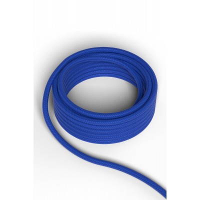 Calex textiel omwikkelde kabel 1.5 Meter blauw