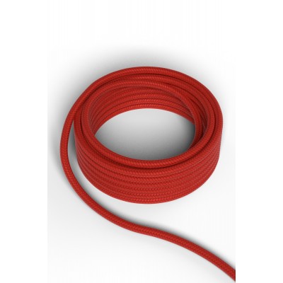 Calex textiel omwikkelde kabel 1.5 Meter rood