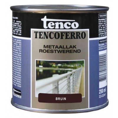 Tenco Tencoferro ijzerverf Bruin 406 250ml