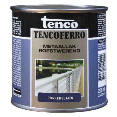 Tenco Tencoferro ijzerverf Donkerblauw 412 250ml