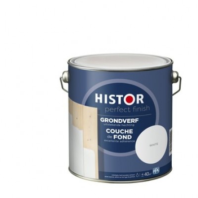 Histor Perfect Finish grondverf wit 2500ml