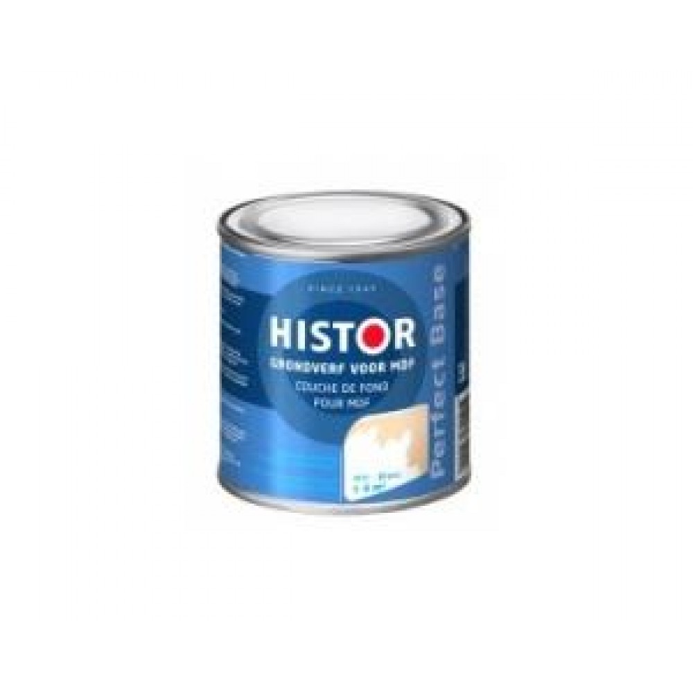 Histor perfect base grondverf voor mdf wit 750ml
